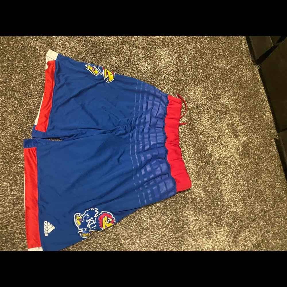 Kansas Jayhawks player shorts National champions size XL